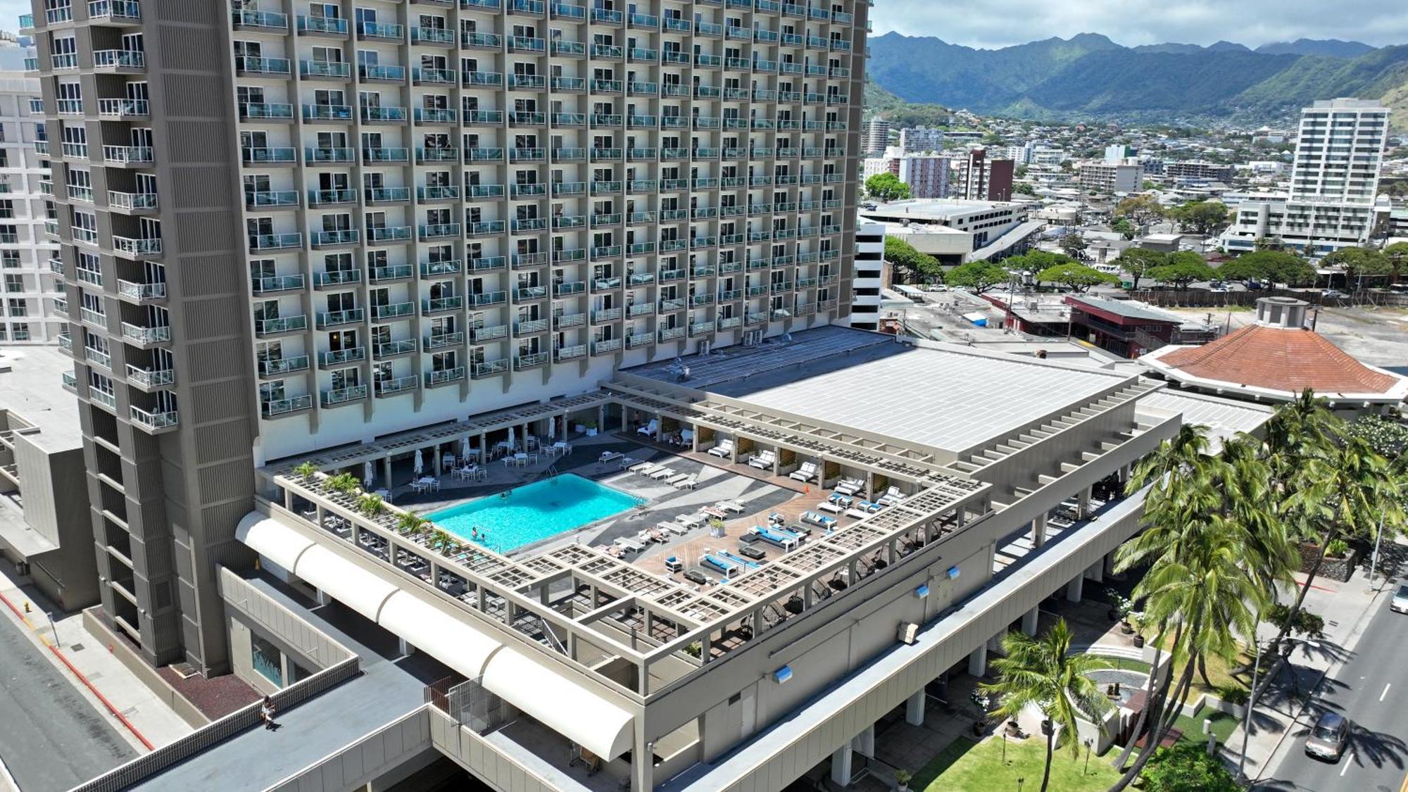Ocean View Room At Ala Moana Fees Include Honolulu Eksteriør bilde
